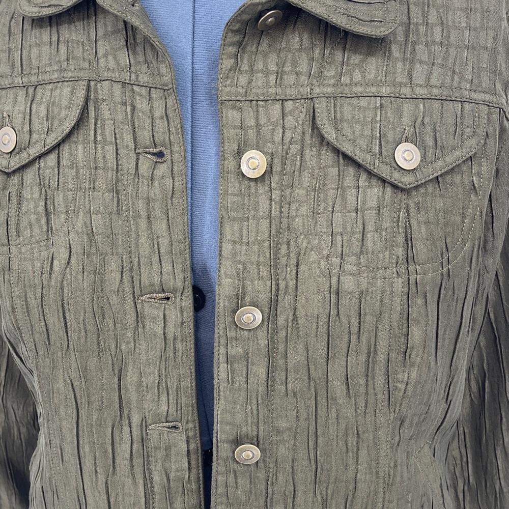 Ruby Rd. Textured Jacket WOMENS SIZE 12 green - Picture 2 of 8